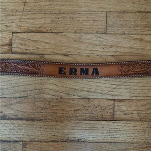 Vintage Tooled Western Belt